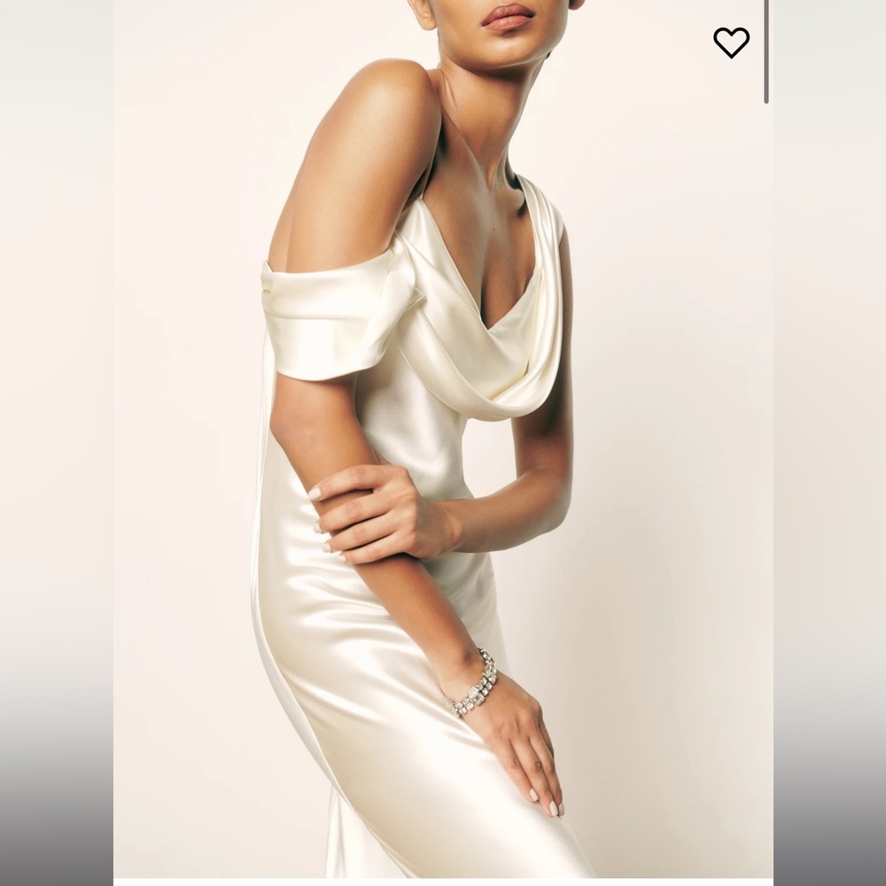 Reformation Ronda Silk Dress